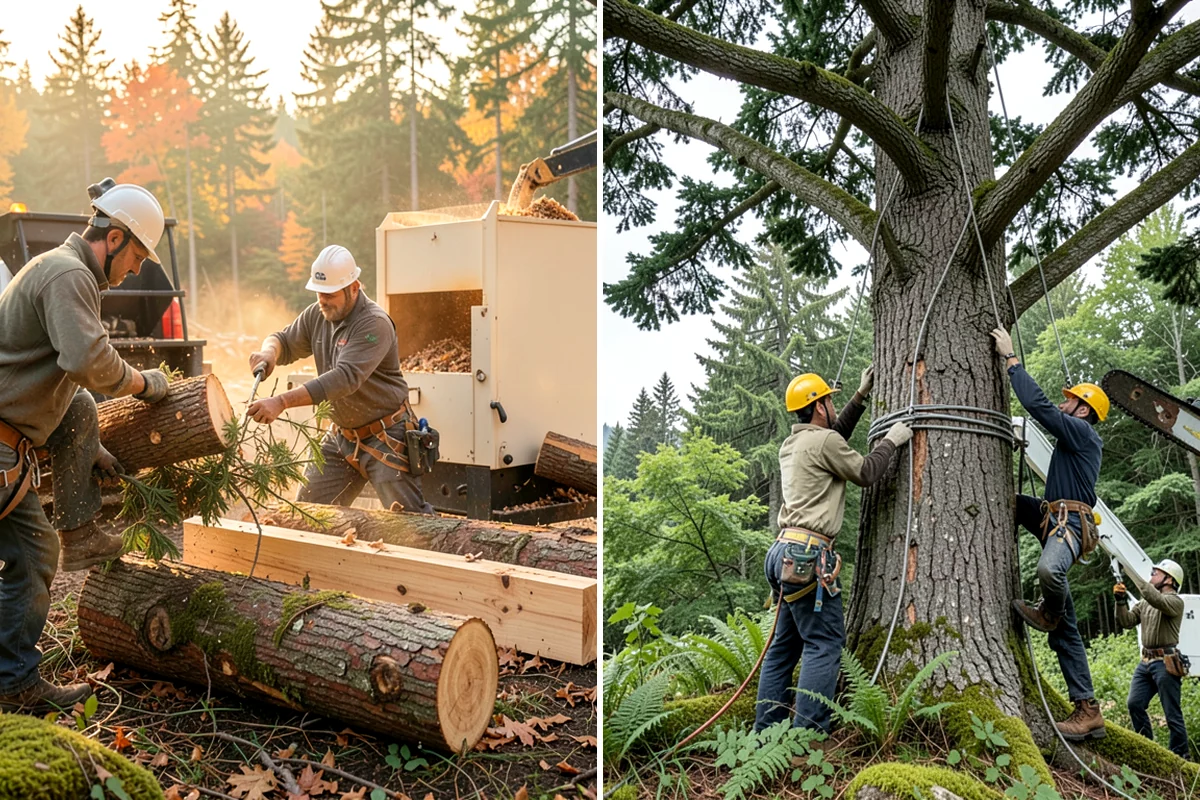 Wood milling in SeaTac, King County, WA - Sort material by type and size
