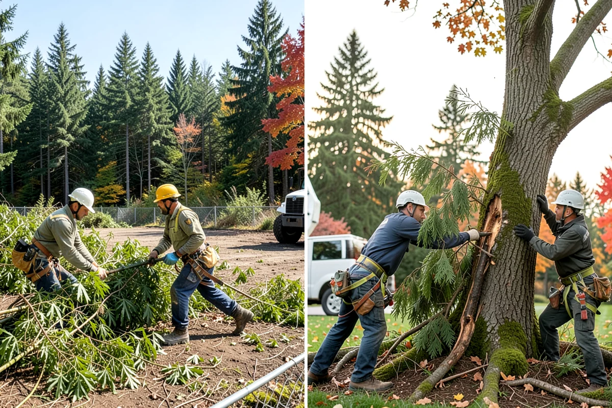 Wood milling in Shoreline, King County, WA - Sort material by type and size