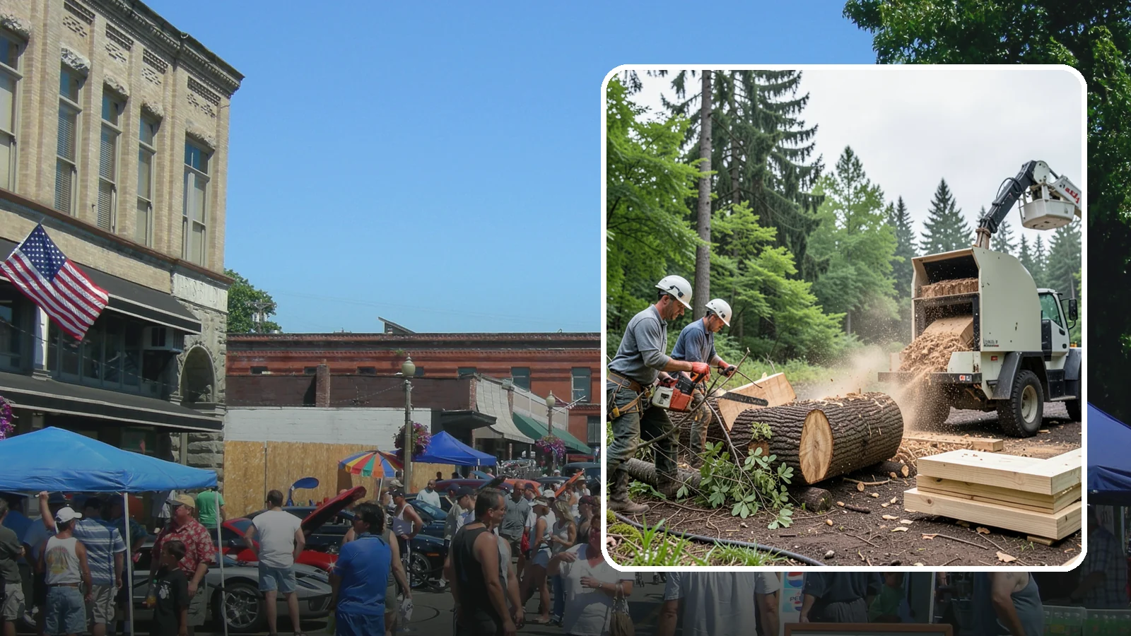 Wood milling in Snohomish, Snohomish County, WA - The milling of logs into usable slabs or boards.