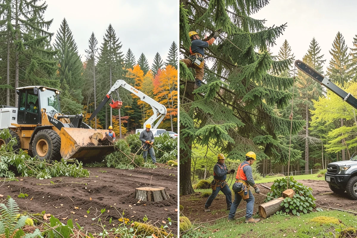 Wood milling in Stanwood, Snohomish County, WA - Sort material by type and size