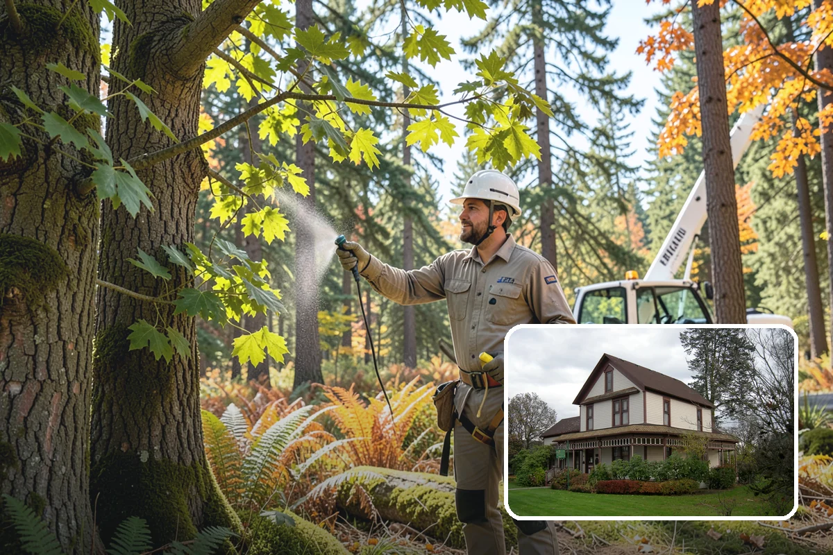 Wood milling in Sumner, Pierce County, WA - Turns removed wood and debris into usable products