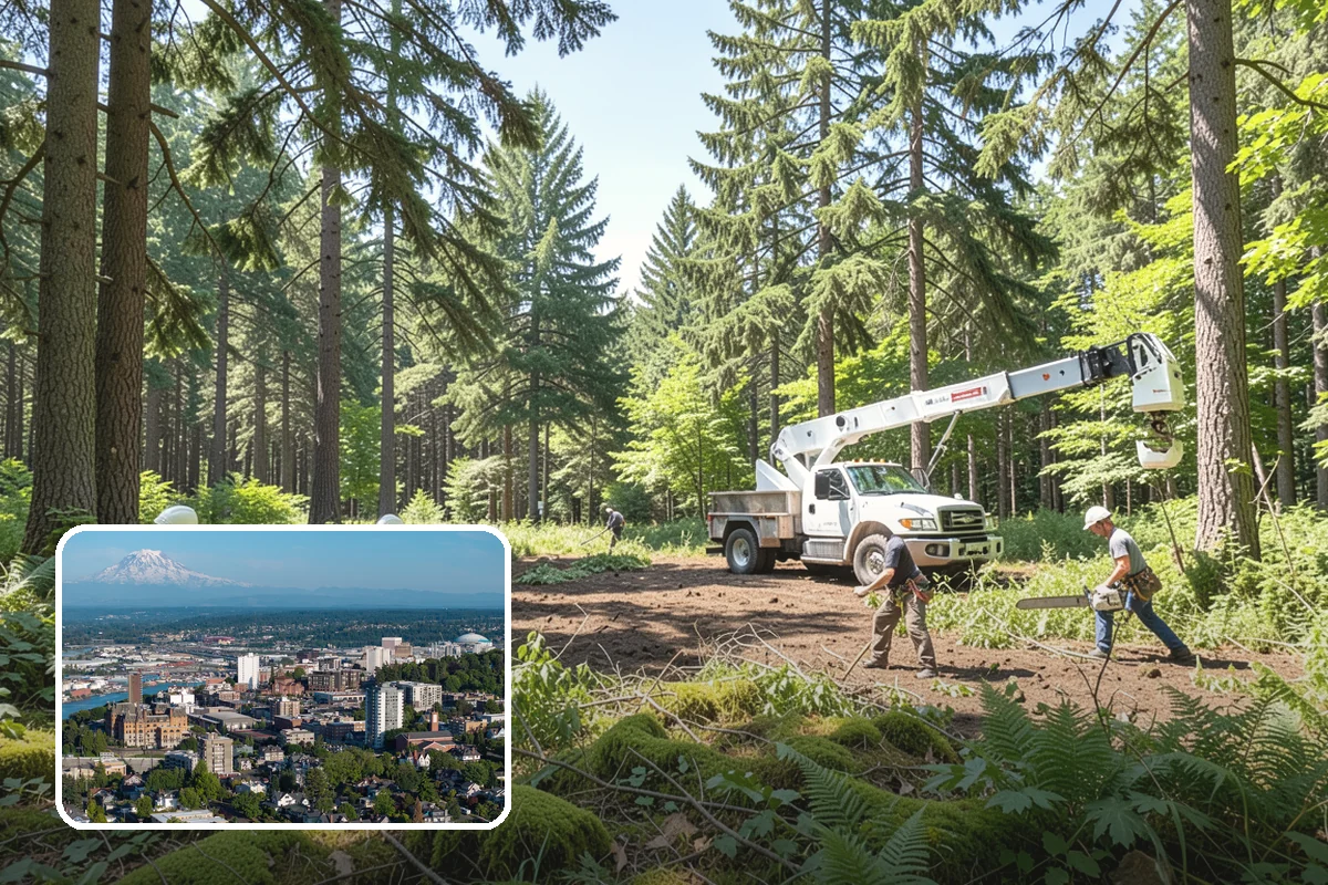 Wood milling in Tacoma, Pierce County, WA - Turns removed wood and debris into usable products