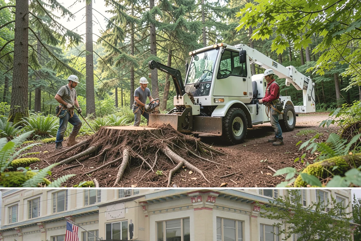 Young tree training in Anacortes, Skagit County, WA - Work should follow recognized arboricultural standards matched to specific seasonal sensitivities for each species in the Puget...