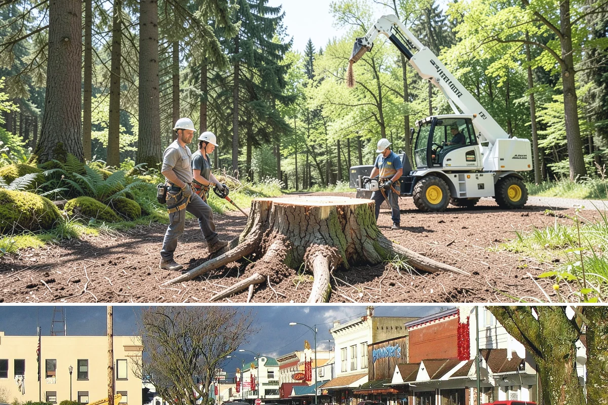 Young tree training in Arlington, Snohomish County, WA - Work should follow recognized arboricultural standards matched to specific seasonal sensitivities for each species in the Puget...
