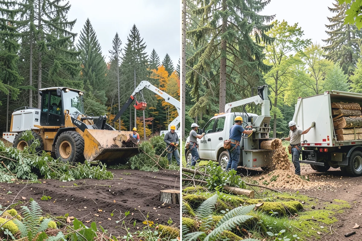 Young tree training in Bonney Lake, Pierce County, WA - Assess canopy condition and pruning objectives