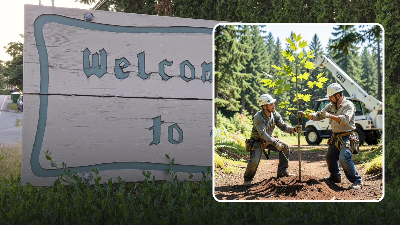 Young tree training in Brier, Snohomish County, WA - The early structural pruning of young trees.