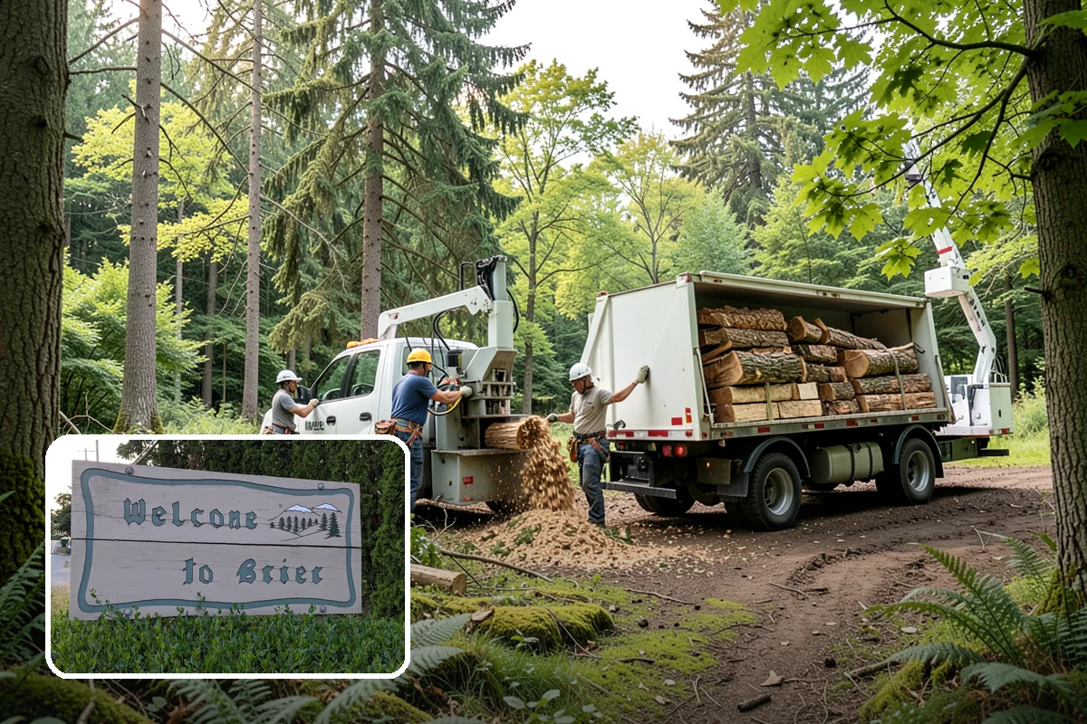 Young tree training in Brier, Snohomish County, WA - Improves tree structure, health, and appearance