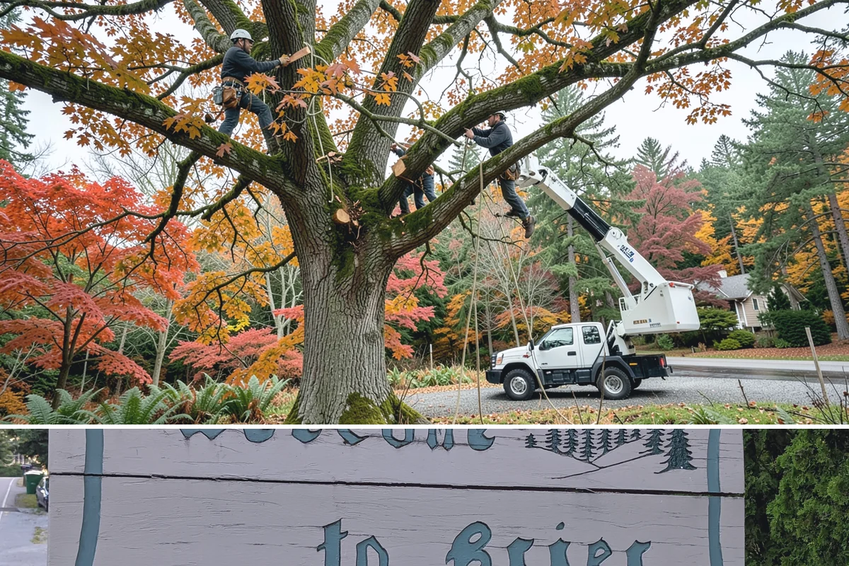 Young tree training in Brier, Snohomish County, WA - Work should follow recognized arboricultural standards matched to specific seasonal sensitivities for each species in the Puget...