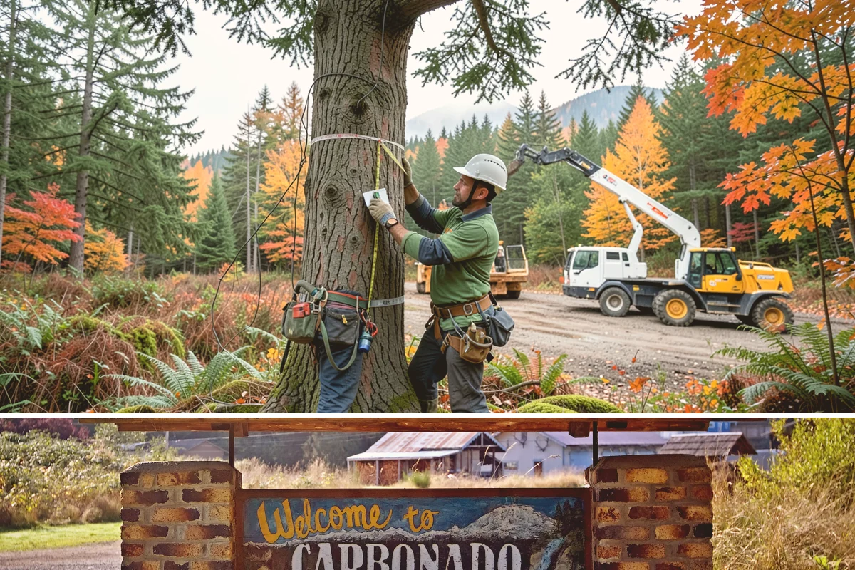 Young tree training in Carbonado, Pierce County, WA - Work should follow recognized arboricultural standards matched to specific seasonal sensitivities for each species in the Puget...