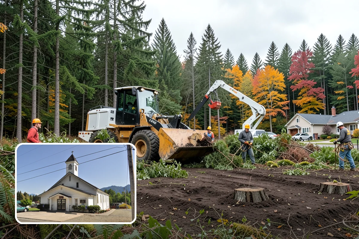 Young tree training in Concrete, Skagit County, WA - Improves tree structure, health, and appearance