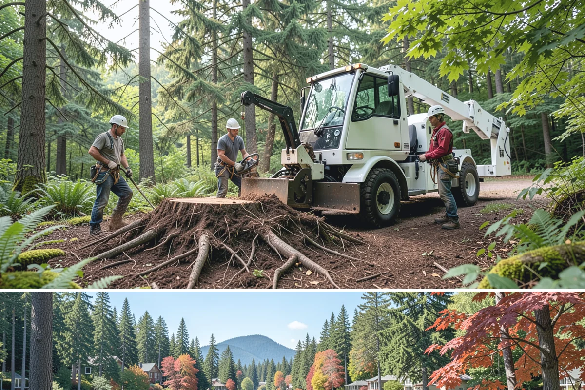 Young tree training in Covington, King County, WA - Work should follow recognized arboricultural standards matched to specific seasonal sensitivities for each species in the Puget...