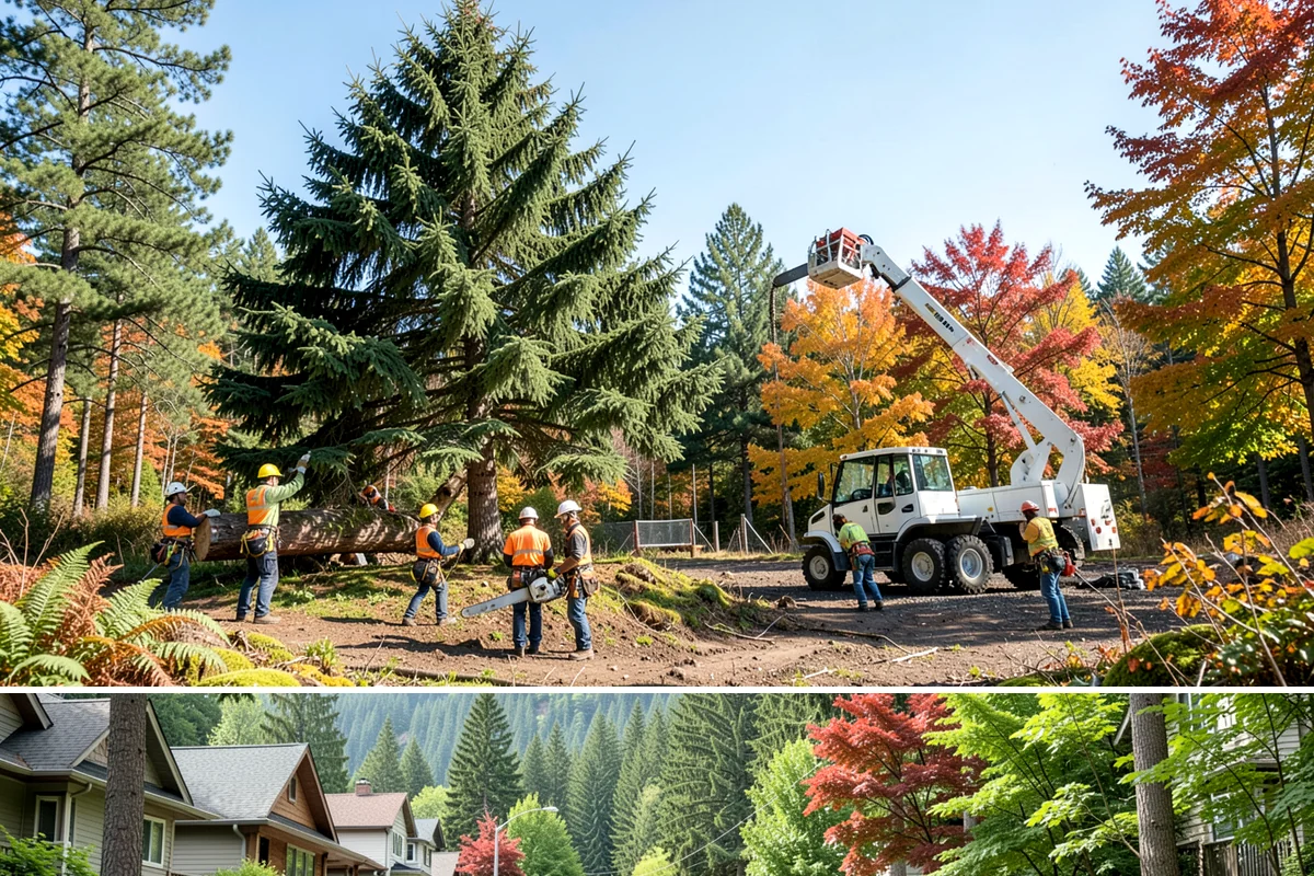 Young tree training in Darrington, Snohomish County, WA - Work should follow recognized arboricultural standards matched to specific seasonal sensitivities for each species in the Puget...