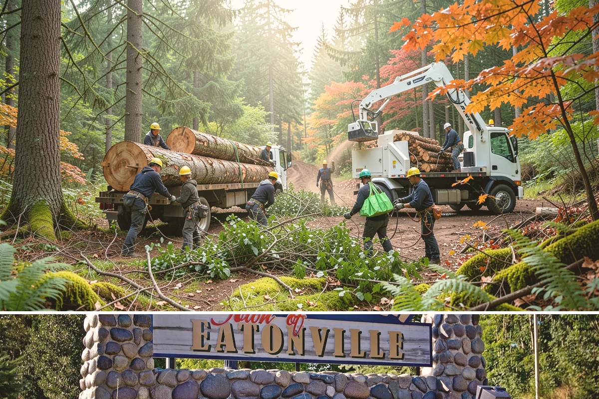 Young tree training in Eatonville, Pierce County, WA - Work should follow recognized arboricultural standards matched to specific seasonal sensitivities for each species in the Puget...