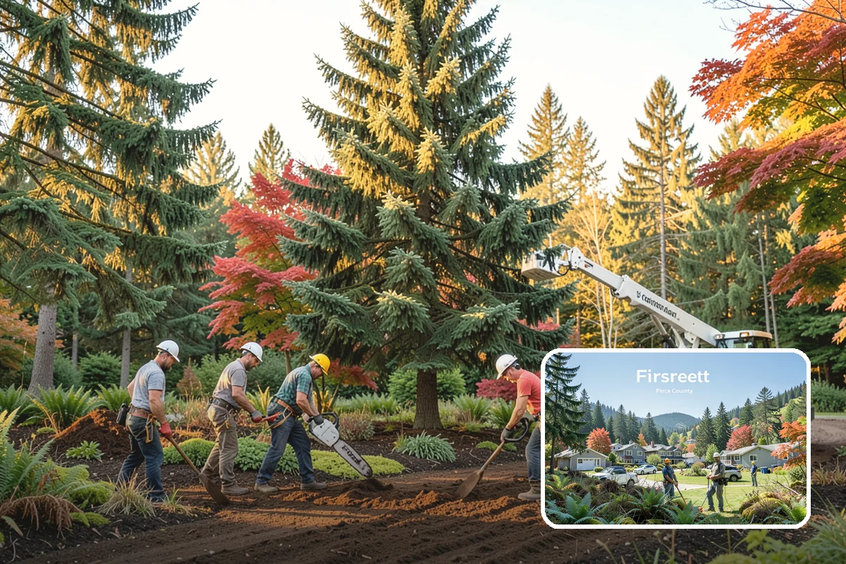 Young tree training in Fircrest, Pierce County, WA - Improves tree structure, health, and appearance