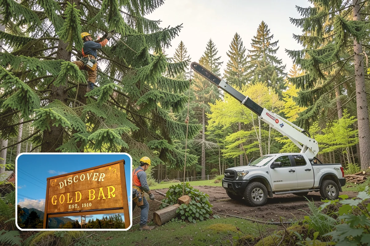 Young tree training in Gold Bar, Snohomish County, WA - Improves tree structure, health, and appearance