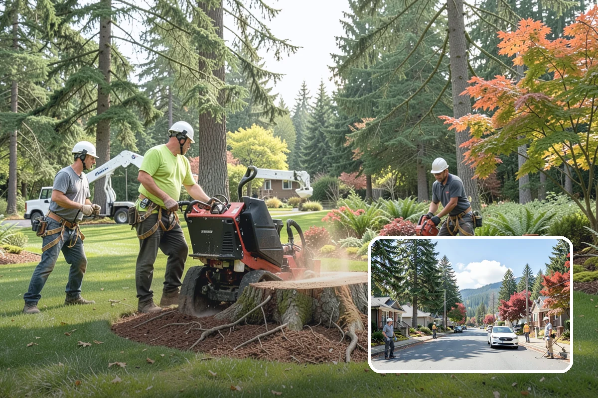 Young tree training in Hunts Point, King County, WA - Improves tree structure, health, and appearance