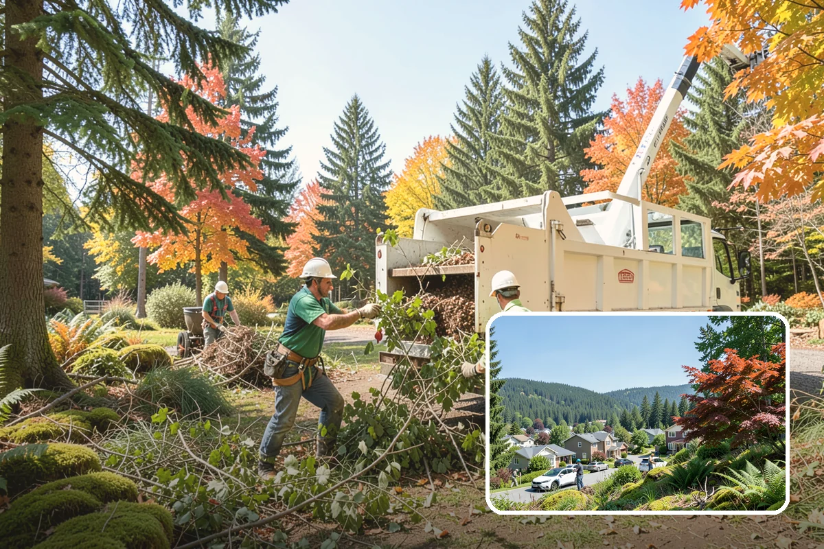 Young tree training in Index, Snohomish County, WA - Improves tree structure, health, and appearance