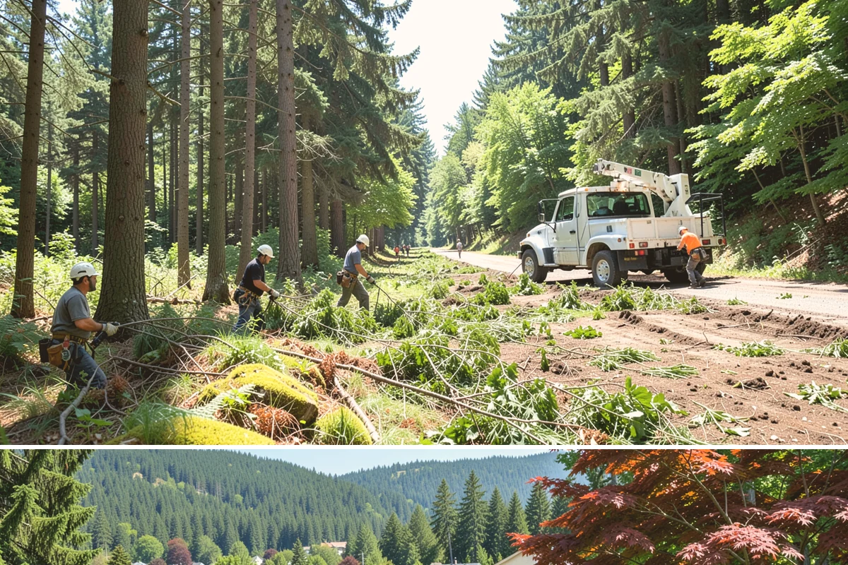 Young tree training in Index, Snohomish County, WA - Work should follow recognized arboricultural standards matched to specific seasonal sensitivities for each species in the Puget...