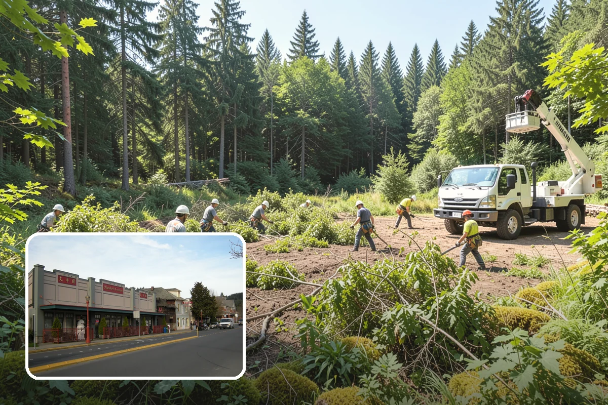 Young tree training in Issaquah, King County, WA - Improves tree structure, health, and appearance