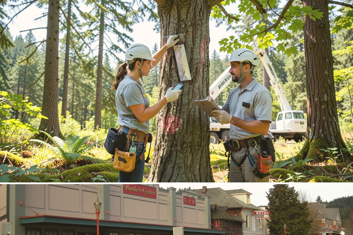 Young tree training in Issaquah, King County, WA - Work should follow recognized arboricultural standards matched to specific seasonal sensitivities for each species in the Puget...