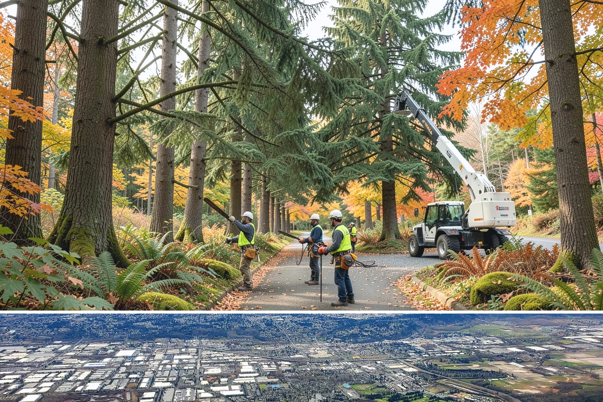 Young tree training in Kent, King County, WA - Work should follow recognized arboricultural standards matched to specific seasonal sensitivities for each species in the Puget...