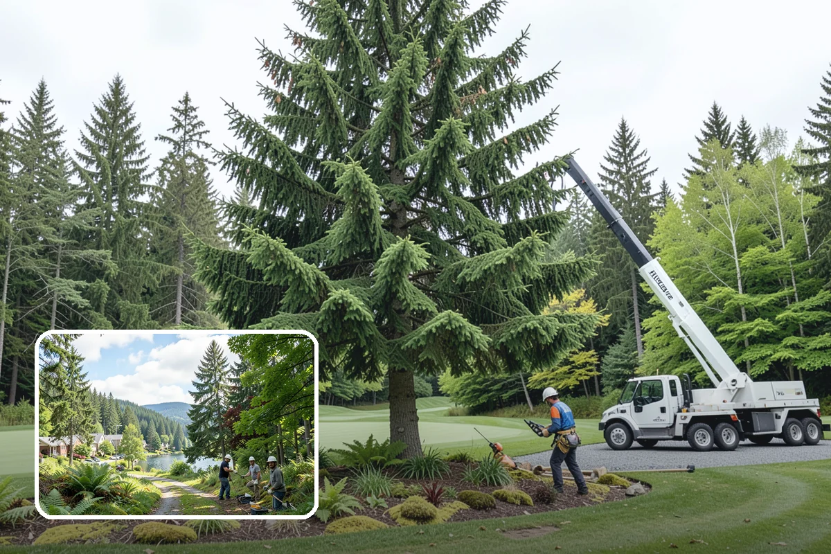 Young tree training in Lake Forest Park, King County, WA - Improves tree structure, health, and appearance