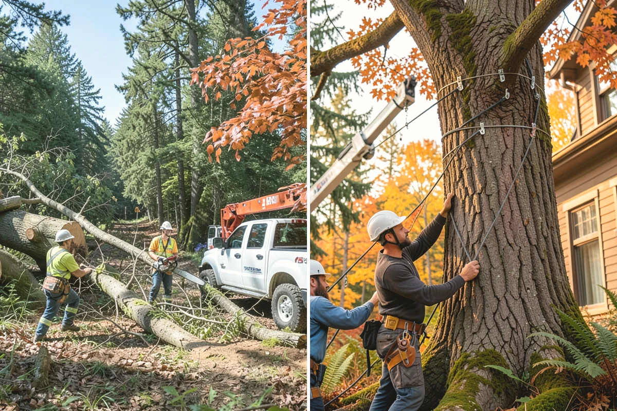 Young tree training in Lake Stevens, Snohomish County, WA - Assess canopy condition and pruning objectives