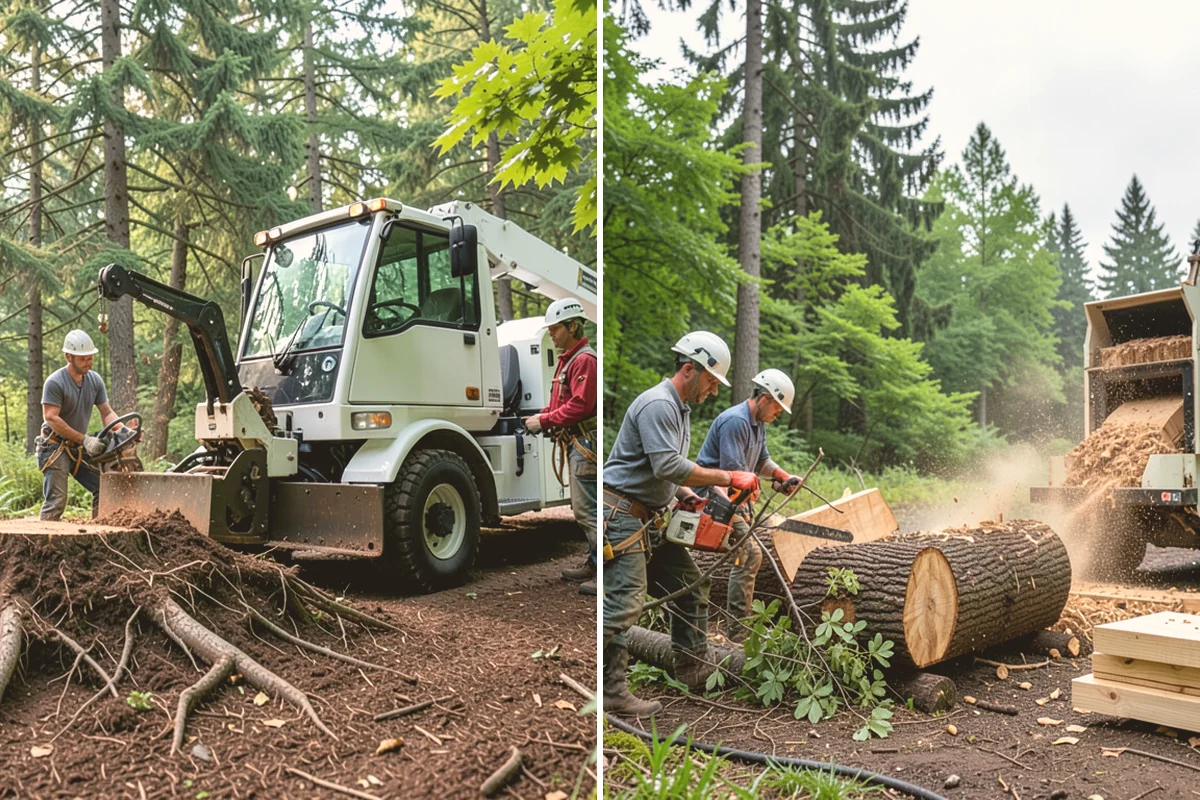 Young tree training in Langley, Island County, WA - Assess canopy condition and pruning objectives