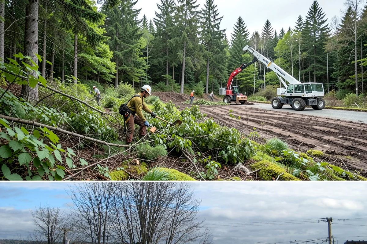Young tree training in Langley, Island County, WA - Work should follow recognized arboricultural standards matched to specific seasonal sensitivities for each species in the Puget...