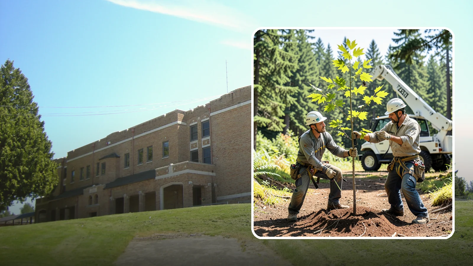 Young tree training in Maple Valley, King County, WA - The early structural pruning of young trees.