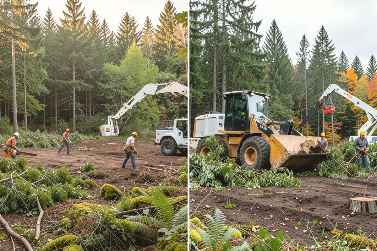 Young tree training in Monroe, Snohomish County, WA - Assess canopy condition and pruning objectives