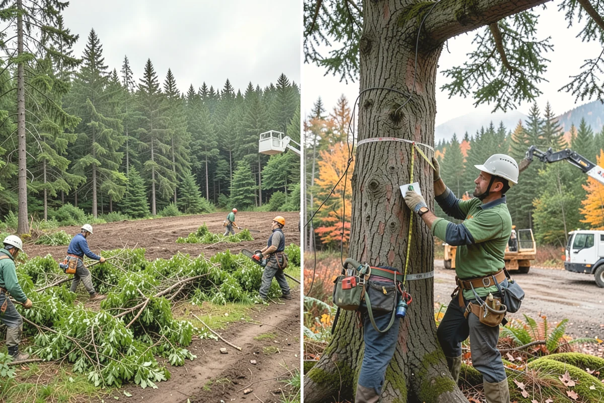 Young tree training in Mountlake Terrace, Snohomish County, WA - Assess canopy condition and pruning objectives
