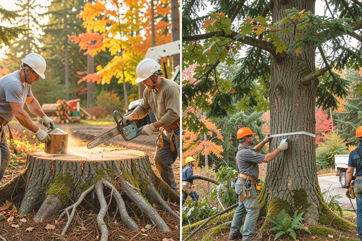 Young tree training in Newcastle, King County, WA - Assess canopy condition and pruning objectives