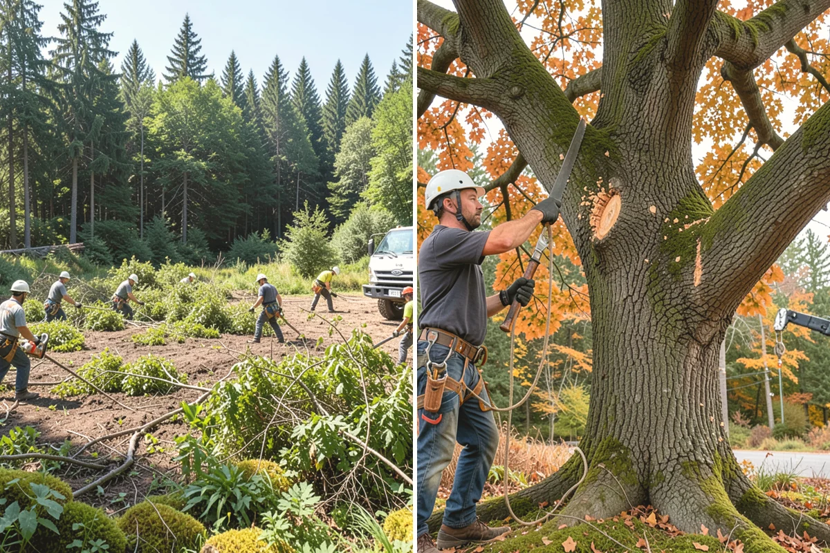 Young tree training in North Bend, King County, WA - Assess canopy condition and pruning objectives