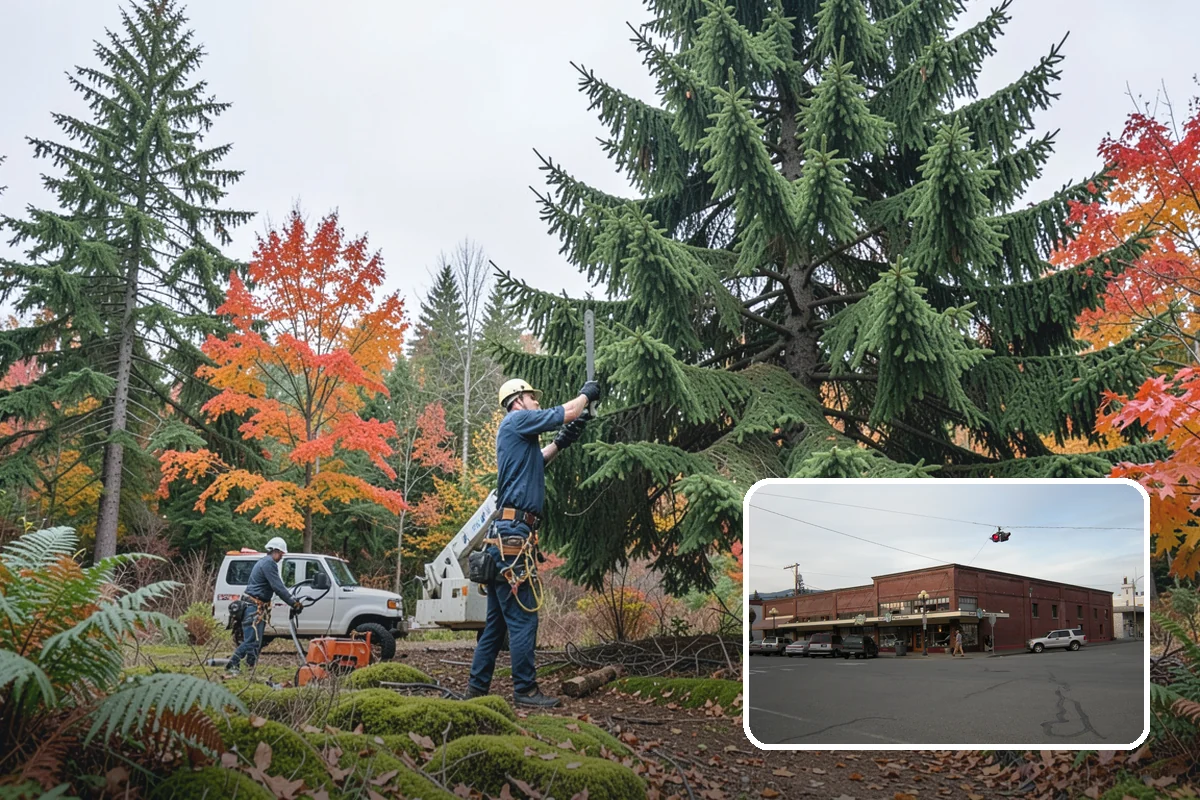 Young tree training in Sedro-Woolley, Skagit County, WA - Improves tree structure, health, and appearance