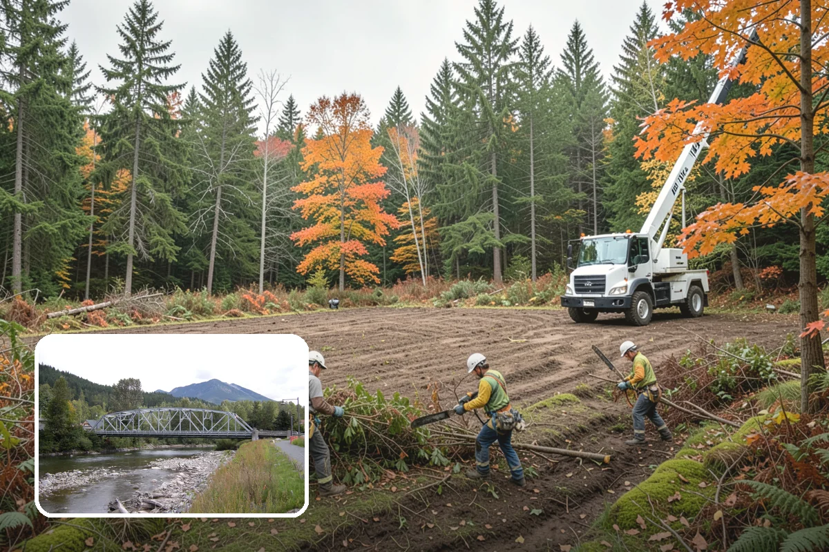 Young tree training in Skykomish, King County, WA - Improves tree structure, health, and appearance
