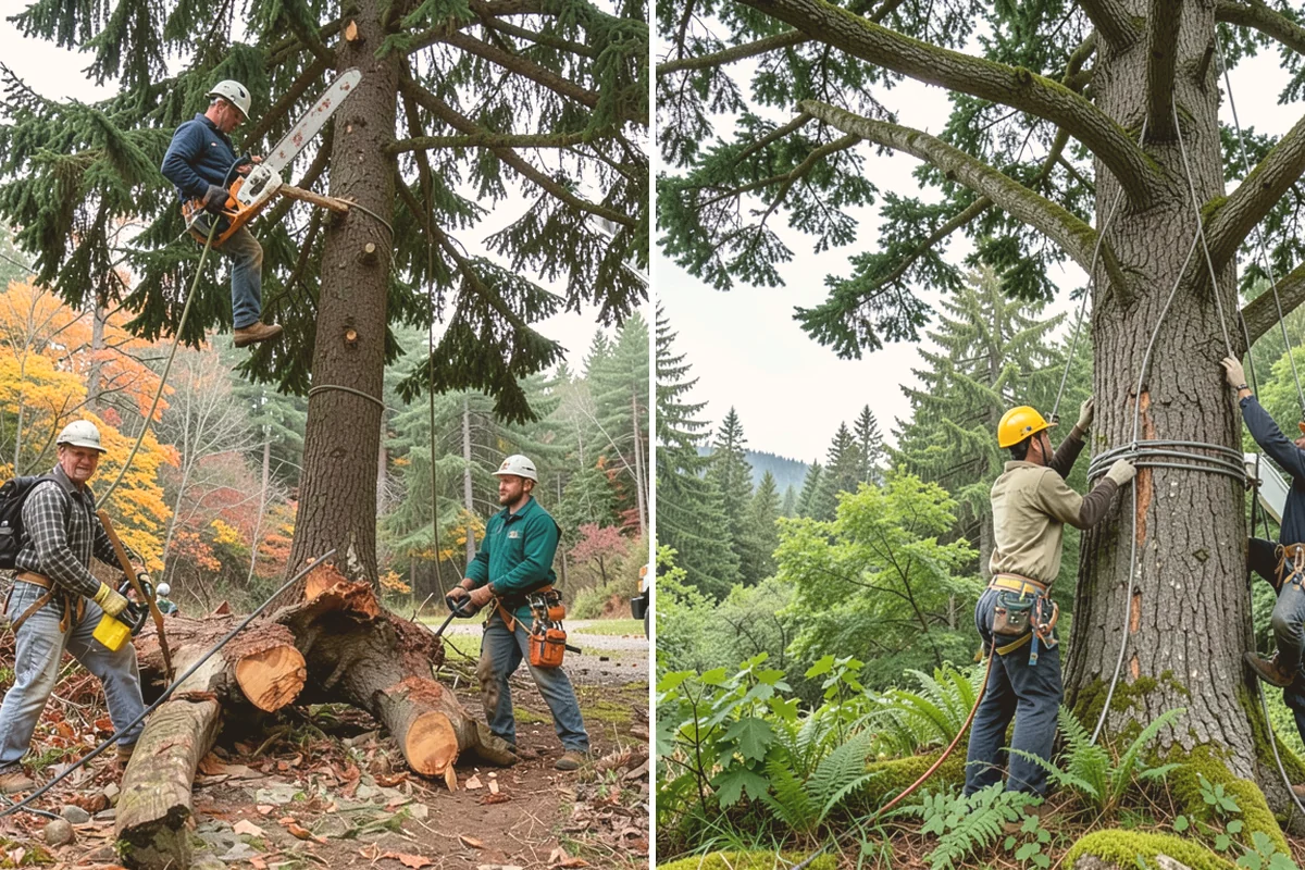 Young tree training in Snohomish, Snohomish County, WA - Assess canopy condition and pruning objectives