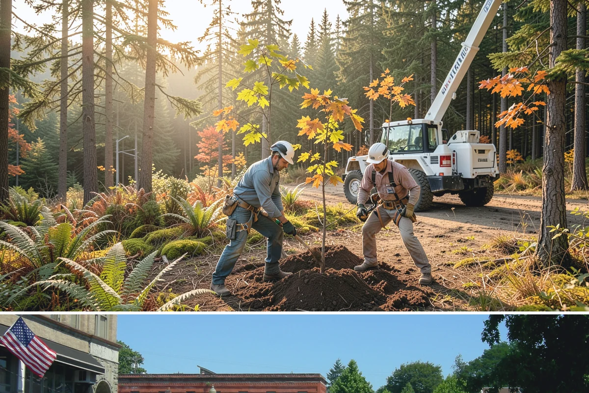 Young tree training in Snohomish, Snohomish County, WA - Work should follow recognized arboricultural standards matched to specific seasonal sensitivities for each species in the Puget...