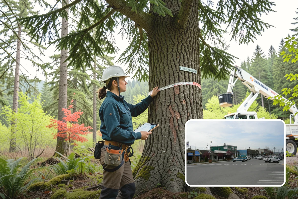 Young tree training in Stanwood, Snohomish County, WA - Improves tree structure, health, and appearance