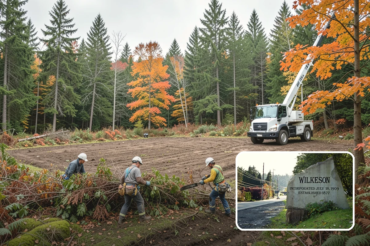 Young tree training in Wilkeson, Pierce County, WA - Improves tree structure, health, and appearance