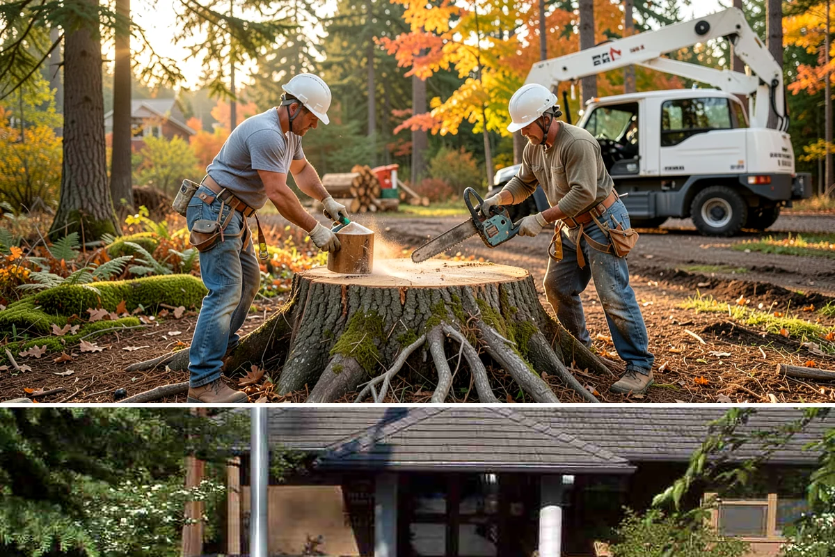 Young tree training in Yarrow Point, King County, WA - Work should follow recognized arboricultural standards matched to specific seasonal sensitivities for each species in the Puget...